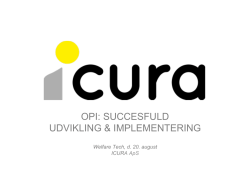 Udvikling og implementering af ICURA