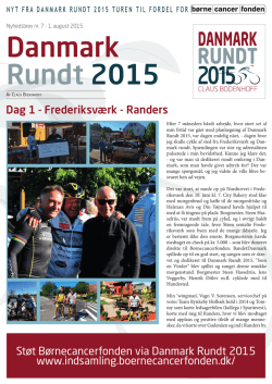 Danmark Rundt 2015_nyhedsbrev nr 7 – 1. august 2015