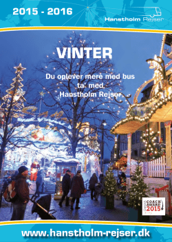 VINTER - Hanstholm Rejser