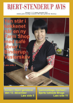 Yen står i køkkenet når en ny Farm Shop med café åbner i Binderup