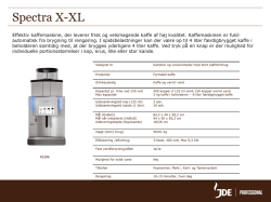 Spectra X-XL - JDE Professional