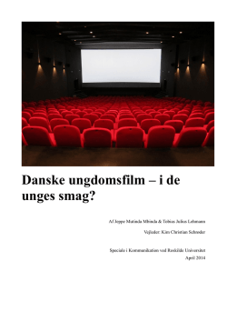 Danske ungdomsfilm - Roskilde University Digital Archive