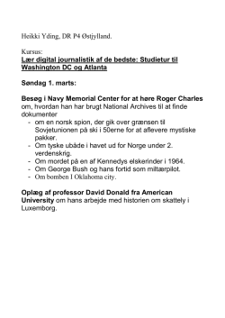 L&aelig;s Heikki Ydings rapport - Pressens Uddannelsesfond