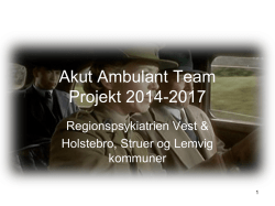 Akut Ambulant Team opdateret udgave