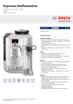 Bosch TES 71221RW