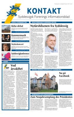 Sydslesvigsk Forenings informationsblad