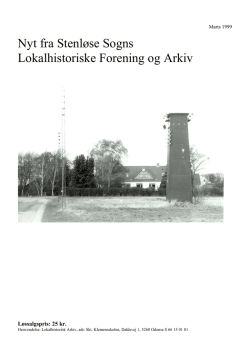 Årsskrift 1999 - Stenløse Sogns Lokalhistoriske Arkiv