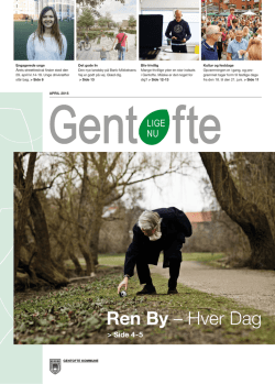 Ren By – Hver Dag - Gentofte Kommune