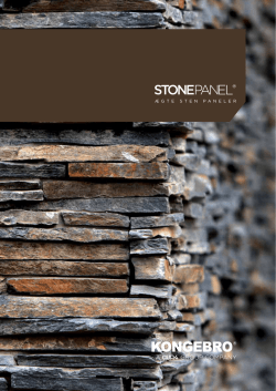 Stonepanel Brochure 2014