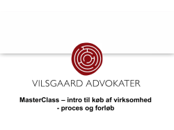 Advokat Bo Vilsgaard - Køb af virksomhed – en guide