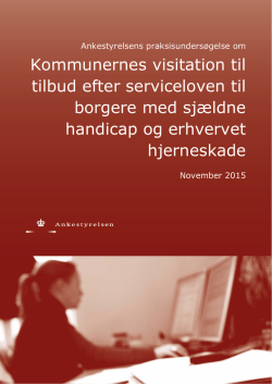 Kommunernes visitation til tilbud efter serviceloven
