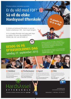 Efterskolerns Dag 2015 - Hardsyssel Efterskole