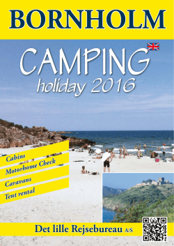 holiday 2016 - camping Bornholm