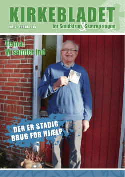 Kirkebladet marts 2015 - Smidstrup og Skærup Kirker