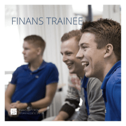 FINANS TRAINEE - Finanssektorens Uddannelsescenter