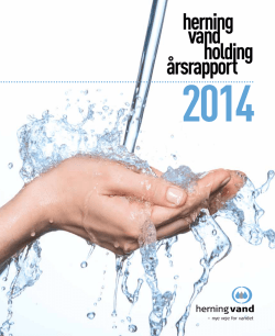 Årsrapport 2014 - Herning Vand A/S