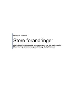 "Store Forandringer", Kerteminde kommune 2016