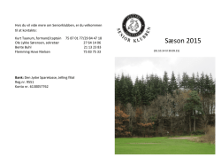 Program 2015 - Jelling Golfklub