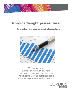 Gordios Insight præsenterer: