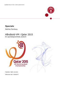 Håndbold-VM i Qatar 2015 - Det Informationsvidenskabelige Akademi