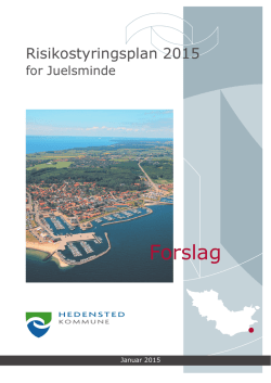 Forslag til Risikostyringsplan 2015 for Juelsminde