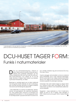DCU-HUSET TAGER FORM: - Masterpiece .dk masterpiece.dk