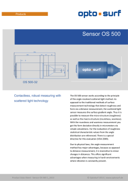 Sensor OS 500 - Metal Supply SE