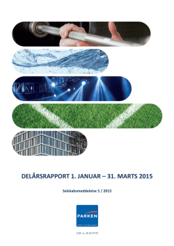 05-2015 Delårsrapport 1Q2015