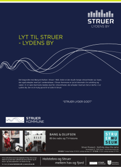 Lyt tiL struer - Lydens by