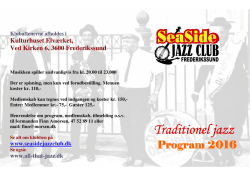Program 2016 - SeaSide Jazzklub