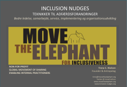 Præsentation, Tinna C. Nielsen, Move the elephant