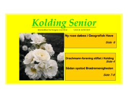 Uge 26 - Kolding Senior