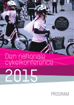 program cykelkonference 2015