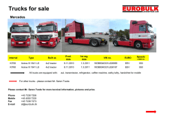 Trucks for sale