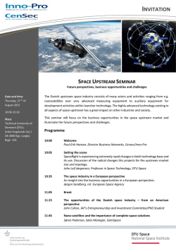 invitation space upstream seminar