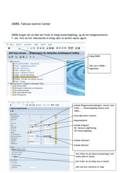 ZMIR6- Faktura kontrol Center