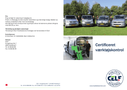 Certificeret værktøjskontrol - CELF