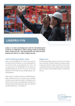 LINDPRO FYN - Lindpro.dk