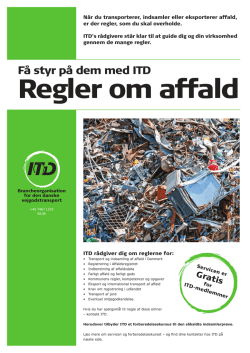 ITD MS - Styr på regler om affald