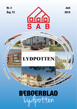 Lydpotten - Sønderborg Andelsboligforening