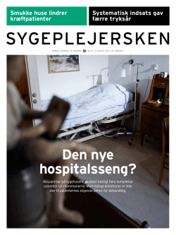 Læs som pdf side 40 - Dansk Sygeplejeråd
