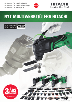 PDF - Hitachi Power Tools Denmark AS