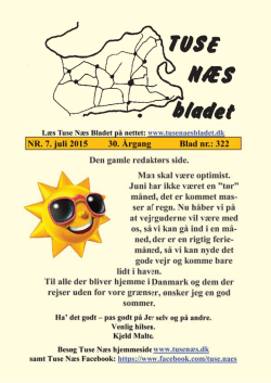 Juli 2015 - Tuse Næs Bladet