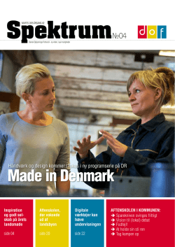 Spektrum nr. 4 2015 - Dansk Oplysnings Forbund