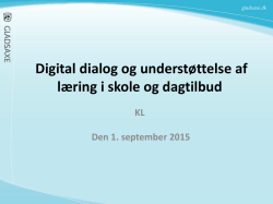 Digital dokumentation og styrket forældredialog v. Henrik Boman