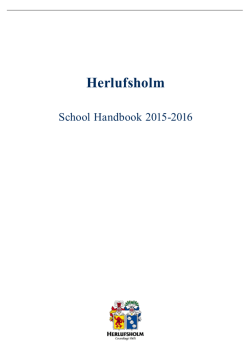 School Handbook 2015-2016