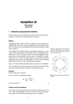 Komplekse tal - Mathematicus