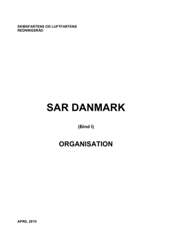 SAR Danmark Bind I - Organisation