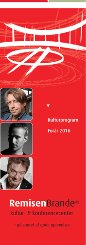 Kulturprogram Forår 2016