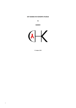 Det Danske HIV Kohorte Studie - Årsrapport 2015